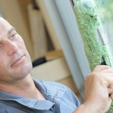 Naples home solar panel cleaning